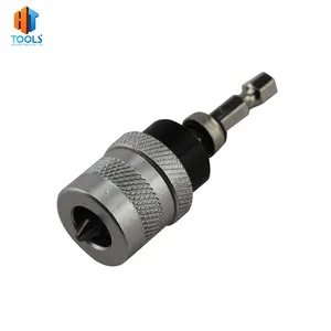 1/4 Hex Shank Electric Drill Bit Magnetic Screwdriver Bit Holder Stainless Steel Magnetism Limit Adjustable Extension Rod