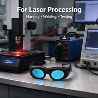Lunettes de protection laser polyvalentes fournies par l'usine |   Lunettes de sécurité pour le soudage, la découpe, le nettoyage, le marquage et la gravure