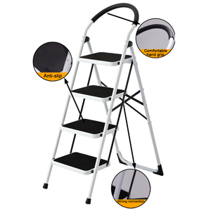 Bán trực tiếp an toàn nhà 4-bước Thang sắt Non-Slip gấp bước Phân - Product Image 6