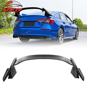 สปอยเลอร์หลังทรง Type R สีดำ สำหรับ Honda Civic รุ่นที่ 11 ซีดาน 4 ประตู ปี 2022-2026 - Product Image 1