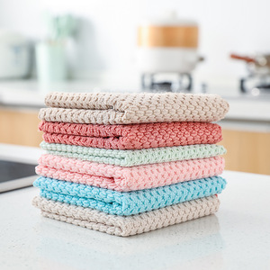 Premium Ultra yumuşak mikrofiber % mutfak havluları pamuk % bulaşık bezleri hızlı kuruyan mısır çekirdeği için kalınlaşmış emici temizlik çanak - Product Image 1