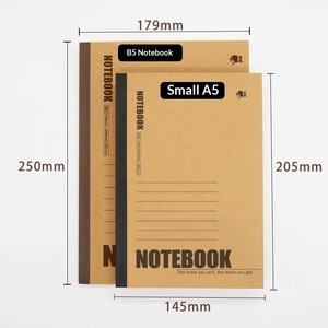Cahier d'exercices épais B5, bloc-notes avec couverture souple en kraft, journal scolaire pour étudiants, cahier d'exercices épais A5 pour usage académique - Product Image 3