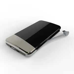 2020 Power Bank 10000MAh Yang Dapat Dilepas Kabel Ponsel Portable Pengisian Baterai Eksternal Charger untuk Iphone/Samsung