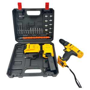 Ensemble de perceuse sans fil au lithium-ion 24 pièces, outil, perceuse à percussion à deux vitesses, multifonctionnel - Product Image 4