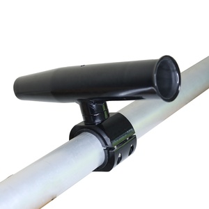 Raider SL10 Supports de cannes à pêche simples en aluminium pour bateau T Top, pince Fit 2 "et 1.5" Tube CLAMP ON rail tower <span class=keywords><strong>leaning</strong></span> <span class=keywords><strong>post</strong></span> - Product Image 6