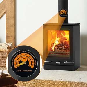 Thermomètre pour poêle à <span class=keywords><strong>bois</strong></span> four magnétique poêle compteur de température thermomètre pour poêles à <span class=keywords><strong>bois</strong></span>/poêles à gaz/granulés - Product Image 5
