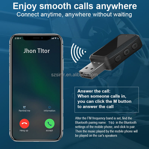 Émetteur FM <span class=keywords><strong>Bluetooth</strong></span> USB <span class=keywords><strong>pour</strong></span> <span class=keywords><strong>voiture</strong></span>, kit émetteur FM, modulateur radio, émetteur audio <span class=keywords><strong>Bluetooth</strong></span> USB, écran LED <span class=keywords><strong>pour</strong></span> <span class=keywords><strong>voiture</strong></span> T60 - Product Image 1
