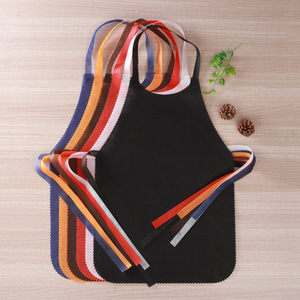 Delantal desechable de un solo uso con cuello halter, delantal no tejido para manualidades, fiestas, cocina, salón, aplicaciones de cocina y limpieza. - Product Image 1