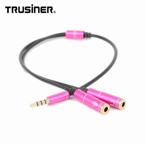 Cheap Price 3.5mm Stereo Headphone <span class=keywords><strong>Jack</strong></span> Y Splitter Audio <span class=keywords><strong>Cable</strong></span> Adapter - Product Image 4
