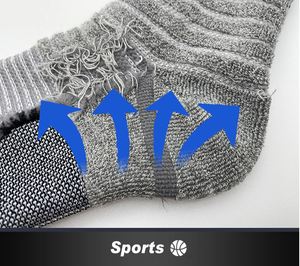 Tobillera de verano de punto de calidad para hombre, calcetines deportivos de diseño, venta al por mayor, cuarto de control de humedad personalizable para jóvenes - Product Image 2