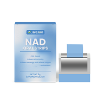 OEM NAD+ Nicotidamide et Resvératrol – Bandes Orales Dissolvantes pour Soutien Cutané et Lysauration Rapide – Complément Alimentaire à Base de Fibres Dissolvantes