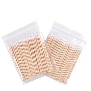 100Pcs Nhọn Bông Gạc Tay Cầm Bằng Gỗ Trang Điểm Sức Khỏe Y Tế Tai Đồ Trang Sức Sạch Gậy Buds Mẹo - Product Image 1