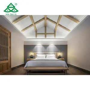 XSY- L119 venditori caldo di alta qualità hotel mobili camera da letto in legno massello naturale di design moderno