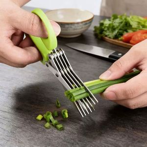 Tijeras de Cocina Multiusos de Acero Inoxidable, Ecológicas, Aptas para Lavavajillas, Cortador de Verduras, Cebollino, Hierbas, Algas, Especias, Utensilio de Cocina - Product Image 4