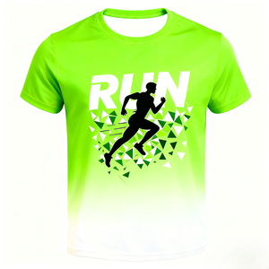 Camiseta Deportiva de Manga Corta para Correr, de Secado Rápido, Transpirable, Ligera y Elástica, con Diseño de Logotipo Personalizado - Product Image 2