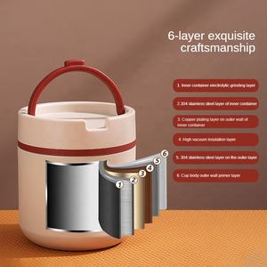 Récipient isolé sous vide pour aliments chauds pour enfants pot thermos bento thermique en acier inoxydable pour enfants boîte à lunch avec cuillère - Product Image 3
