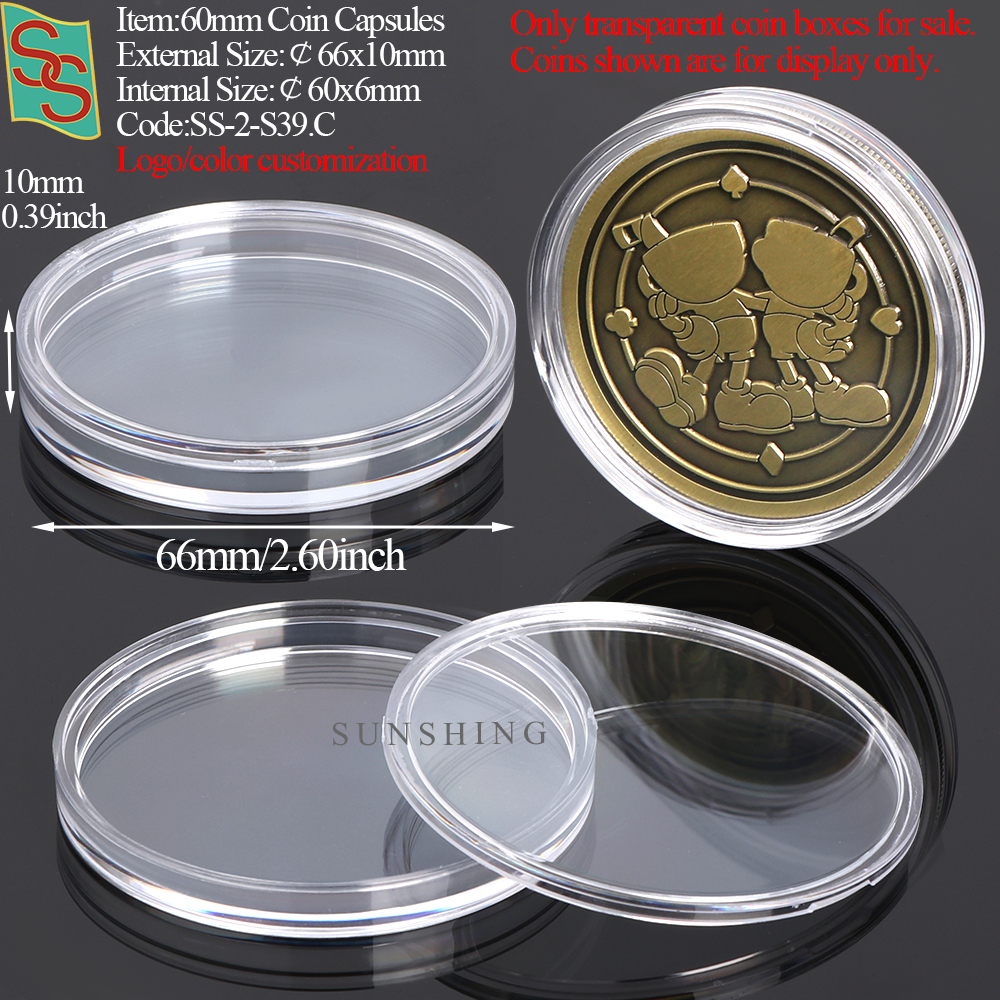 S39 60mm Coin Capsules