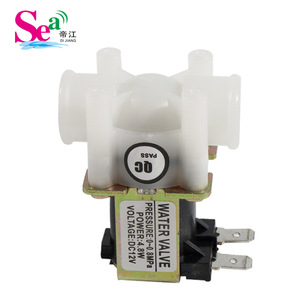 Válvula Solenoide G1/4 de 12V con Conector de Rosca de 2 Puntos, Válvula de Entrada NC Interna para Dispensadores y Purificadores de Agua - Product Image 1