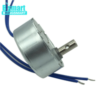 BringSmart TYC-50 110V 220V Micro moteur à courant alternatif à faible vitesse et à faible bruit 50Hz 60Hz moteur synchrone à aimant Permanent moteur à bas régime