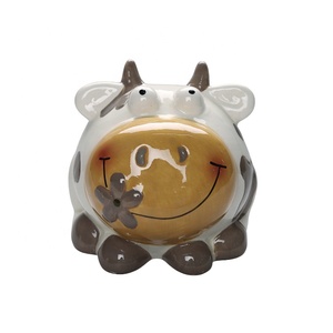 Animal mignon <span class=keywords><strong>Tirelire</strong></span> En Céramique Avec Motif Vache <span class=keywords><strong>Tirelire</strong></span> <span class=keywords><strong>Tirelire</strong></span> Pour Enfants <span class=keywords><strong>Garçon</strong></span> Fille - Product Image 2