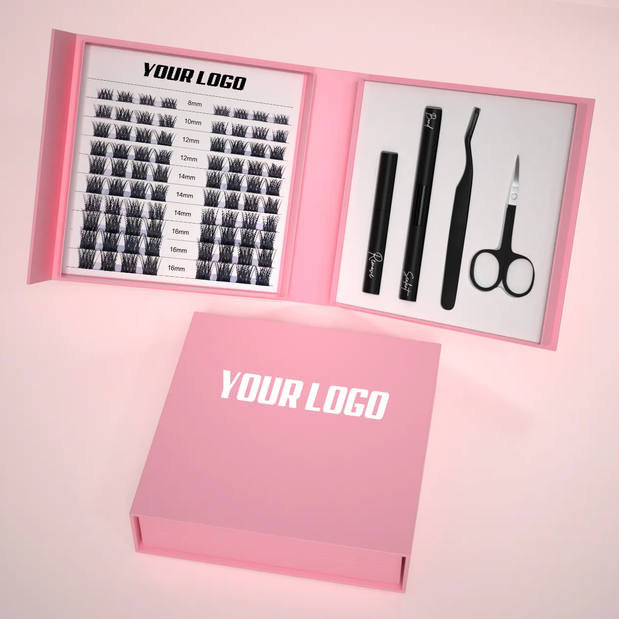 Новый дизайн, набор для наращивания ресниц