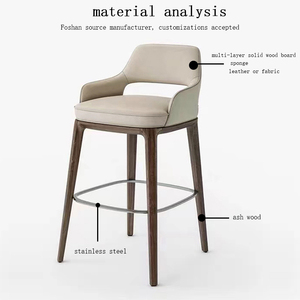 <span class=keywords><strong>Tabouret</strong></span> de Bar en Bois Moderne Réglable pour Cuisine Salle à Manger Gamers Hôtels Salon Chambre à Coucher <span class=keywords><strong>Snack</strong></span> Extérieur Panneau Style Bois - Product Image 4