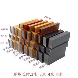 Tube décoratif en aluminium de grain de <span class=keywords><strong>bois</strong></span> de 15mm 6063 tuyaux rectangulaires boîtes carrées brûlées carreaux de <span class=keywords><strong>plafond</strong></span> creux en aluminium de 15mm vente en gros - Product Image 4