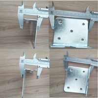 Quincaillerie de cadre de lit, charnières et supports de connexion d'angle, support de cadre de lit VT-14.091