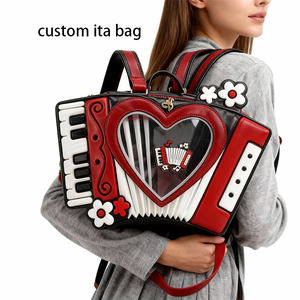 Vente en gros de panneaux d'insertion pour broches personnalisés, style accordéon ITA, avec fenêtre transparente, de forme spéciale, pour sacs à dos et sacs - Product Image 2