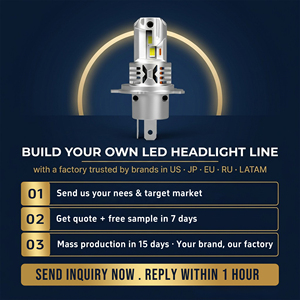 Bombilla LED para Faros Delanteros GLD OEM Personalizada de Primera Calidad, H4 H7 <span class=keywords><strong>H8</strong></span>, con 60W 8000LM, Tamaño Mini, con Ventilador de Refrigeración Silencioso, para Compras al por Mayor OEM - Product Image 6