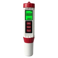 Stylo testeur numérique 4-en-1 de la qualité de l'eau (pH, TDS, EC, température) avec calibration CAL pour l'eau potable, les aquariums et l'hydroponie