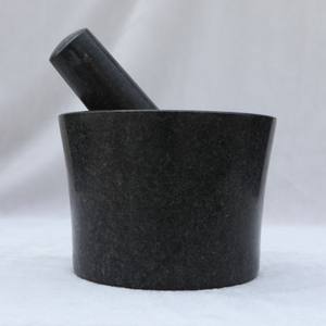 Gran venta de piedra de cocina Natural, herramienta de molienda de pimienta reutilizable, <span class=keywords><strong>mortero</strong></span> de cocina, Material de mármol <span class=keywords><strong>con</strong></span> logotipo personalizado - Product Image 5