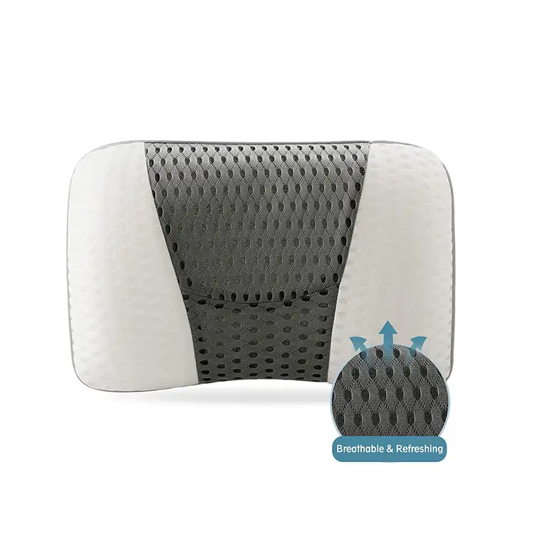 Almohada de baño de spa con tecnología de malla de aire 4D para reposacabezas de cuello de gama alta para bañera