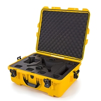 Boîtier d'outils portable en plastique PP durable, étanche, pour extérieur, avec insert en mousse EVA, indice de protection IP67, pour instruments de précision