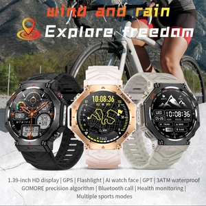 <span class=keywords><strong>Reloj</strong></span> <span class=keywords><strong>Inteligente</strong></span> GPS KC91 2025 con Linterna para Exteriores, <span class=keywords><strong>Reloj</strong></span> <span class=keywords><strong>Inteligente</strong></span> GPS para Deportes al Aire Libre y Montañismo para Hombre con Batería de Ultra Larga Duración - Product Image 2