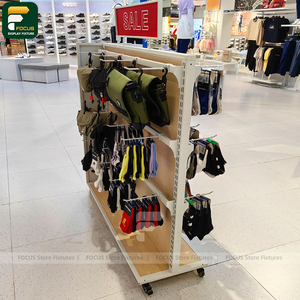 ตู้เสื้อผ้าบูติกเสื้อผ้าสั่งตัดทันสมัย แผงผนังตู้เสื้อผ้า ชั้นวางสินค้า เคาน์เตอร์คิดเงิน - Product Image 6