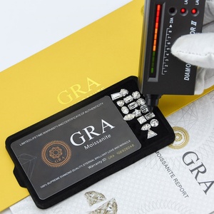 Supplier Top Quality Loose Moissanite Round Brilliant Cut 8Heart & 8Arrow Moissanite Diamond DEF White Color for <b>Jewelry</b> Making - Product Image 3