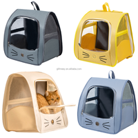 Sac à dos pour animaux de compagnie Oxford, respirant, avec fenêtre transparente