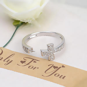 Bague ajustable en argent S925 pour femme, design ouvert tendance avec plaqué or, support pour accessoires de bijoux en perles DIY, 100 pièces - Product Image 4