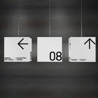 Pylône de signalisation directionnelle 3D personnalisé pour l'extérieur, panneau d'orientation pour place publique, pilier d'orientation pour campus, panneau directionnel pour bureau