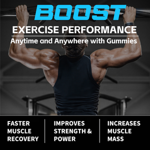 Complément pré-entraînement en marque privée OEM, gommes à la créatine, saveur personnalisée, 5000 mg de créatine monohydrate en gommes - Product Image 3