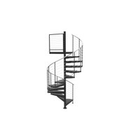 Escalier en colimaçon Prima au design moderne, escalier rond en promotion pour villa et maison familiale