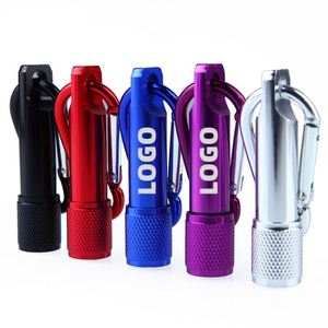 Mini Keychain LED Flashlight Portable Pocket <b>Torch</b> with Carabiner Hook for Outdoor Survival Camping Hiking Emergency Gear - Product Image 1
