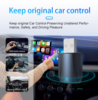 Dongle USB CarPlay Smart Box pour Apple Android Portable Adaptateur CarPlay Sans Fil 2 en 1