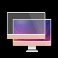 Kaca Panel Depan 7 Warna Asli untuk iMac 24 inci A2438 A2439 Layar LCD