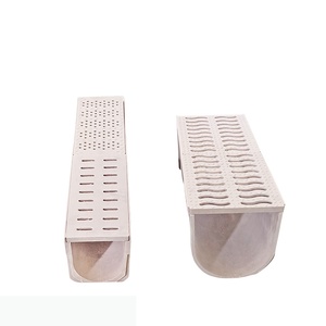 <span class=keywords><strong>Caniveau</strong></span> de drainage en <span class=keywords><strong>plastique</strong></span> renforcé de fibres de verre personnalisable avec service de découpe de <span class=keywords><strong>grille</strong></span>, marque ZQ - Product Image 1
