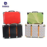 Exquis nouveau-né bébé vêtements chaussette ensembles infantile douche enfant en bas âge papier carton cadeau emballage boîte valise avec poignée