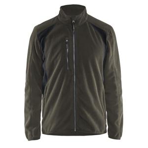 BLAKLADER - 473025104599XXL Veste polaire Vert olive foncé/Noir-VESTES DE TRAVAIL EAN 7330509591239 VESTES SOFTSHELL TOUTES SAISONS - Product Image 1