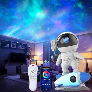 Galaxy Projector ночник, астронавт звездный свет с пультом дистанционного управления и таймером, декор для спальни, игровые комнаты, домашний театр - Product Image 1