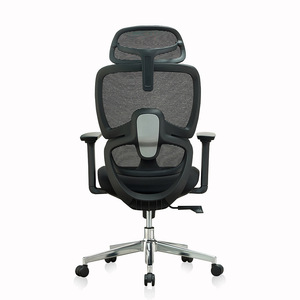 2025 Hochwertiger wettbewerbs fähiger Preis Unabhängige Lordos stütze <span class=keywords><strong>Massage</strong></span> gitter Neuer drehbarer Büro-Netz stuhl mit Fuß stütze - Product Image 5